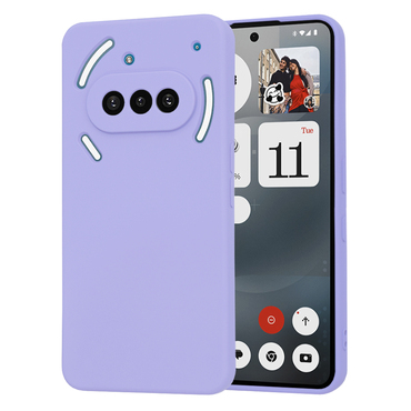 Techsuit SoftFlex szilikon tok Nothing Phone (3a) készülékhez - világoslila