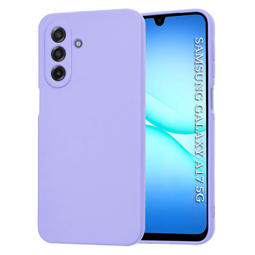 Techsuit SoftFlex szilikon tok Samsung Galaxy A17 4G / A17 5G készülékhez - világoslila