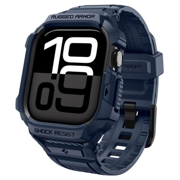 Tok Spigen "Rugged Armor Pro V2" Apple Watch 10 42mm / Watch 11 42mm készülékhez - navy blue
