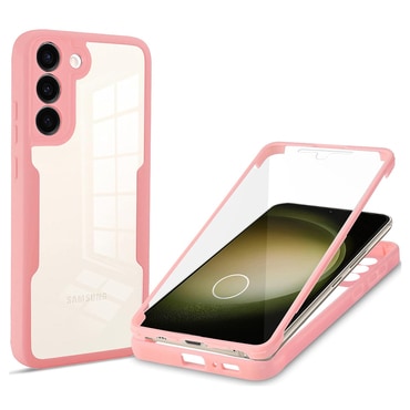 Hibrid tok Techsuit "ColorVerse 360" teljes körű védelemmel Samsung Galaxy S23 Plus készülékhez - pink