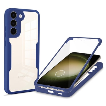 Hibrid tok Techsuit "ColorVerse 360" teljes körű védelemmel Samsung Galaxy S23 Plus készülékhez - blue