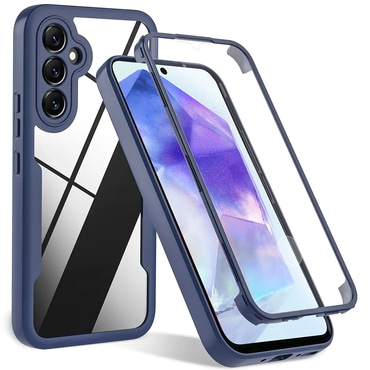 Hibrid tok Techsuit "ColorVerse 360" teljes körű védelemmel Samsung Galaxy A54 5G készülékhez - blue