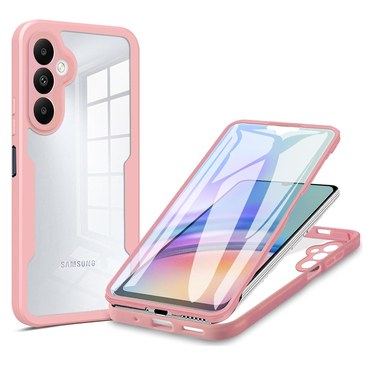 Hibrid tok Techsuit "ColorVerse 360" teljes körű védelemmel Samsung Galaxy A34 5G készülékhez - pink