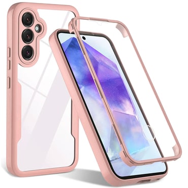 Hibrid tok Techsuit "ColorVerse 360" teljes körű védelemmel Samsung Galaxy S24 Plus készülékhez - pink