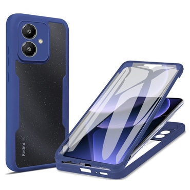 Hibrid tok Techsuit "ColorVerse 360" teljes körű védelemmel Xiaomi Redmi 13C 5G készülékhez - blue