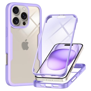 Hibrid tok Techsuit "ColorVerse 360" teljes körű védelemmel iPhone 16 Pro készülékhez - purple