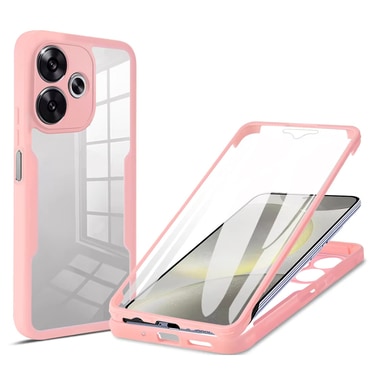 Hibrid tok Techsuit "ColorVerse 360" teljes körű védelemmel Xiaomi Poco F6 készülékhez - pink