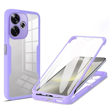Hibrid tok Techsuit "ColorVerse 360" teljes körű védelemmel Xiaomi Poco F6 készülékhez - purple
