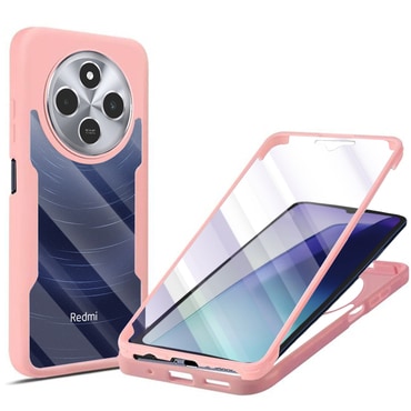 Hibrid tok Techsuit "ColorVerse 360" teljes körű védelemmel Xiaomi Redmi 14C / Poco C75 készülékhez - pink