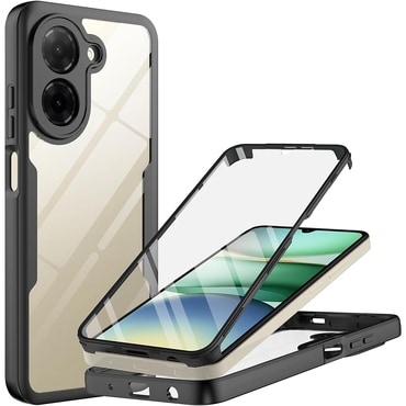Hibrid tok Techsuit "ColorVerse 360" teljes körű védelemmel Xiaomi Redmi A5 készülékhez - black
