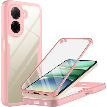 Hibrid tok Techsuit "ColorVerse 360" teljes körű védelemmel Xiaomi Redmi A5 készülékhez - pink