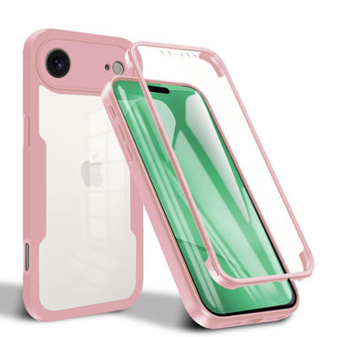Hibrid tok Techsuit "ColorVerse 360" teljes körű védelemmel iPhone Air készülékhez - pink