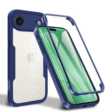 Hibrid tok Techsuit "ColorVerse 360" teljes körű védelemmel iPhone Air készülékhez - blue