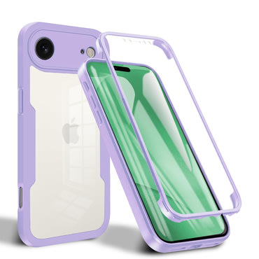 Hibrid tok Techsuit "ColorVerse 360" teljes körű védelemmel iPhone Air készülékhez - purple