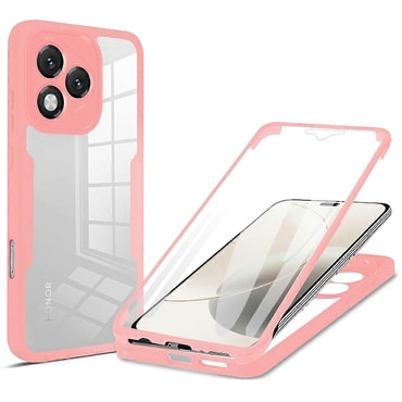 Hibrid tok Techsuit "ColorVerse 360" teljes körű védelemmel Honor 400 Lite készülékhez - pink