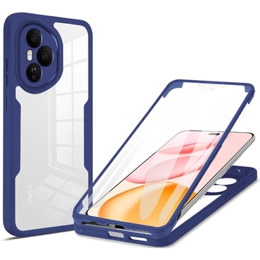 Hibrid tok Techsuit "ColorVerse 360" teljes körű védelemmel Honor 400 Pro készülékhez - blue