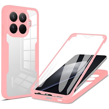 Hibrid tok Techsuit "ColorVerse 360" teljes körű védelemmel Xiaomi 15T Pro készülékhez - pink