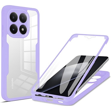 Hibrid tok Techsuit "ColorVerse 360" teljes körű védelemmel Xiaomi 15T készülékhez - purple