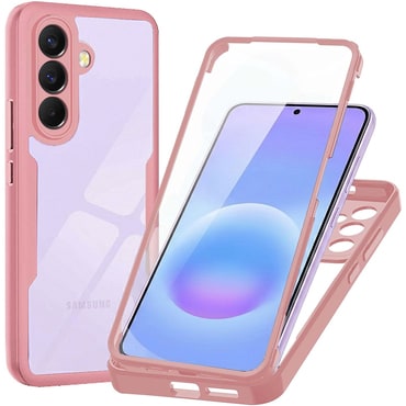 Hibrid tok Techsuit "ColorVerse 360" teljes körű védelemmel Samsung Galaxy A57 készülékhez - pink