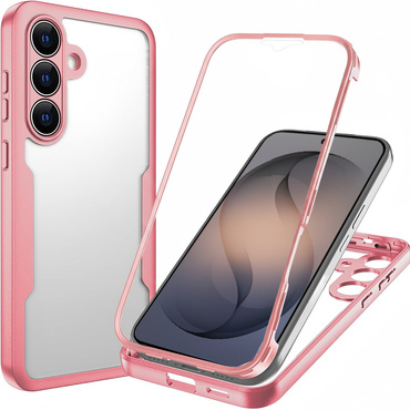 Hibrid tok Techsuit "ColorVerse 360" teljes körű védelemmel Samsung Galaxy S26 készülékhez - pink