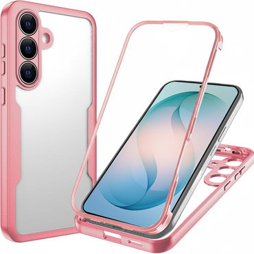 Hibrid tok Techsuit "ColorVerse 360" teljes körű védelemmel Samsung Galaxy S26 Plus készülékhez - pink