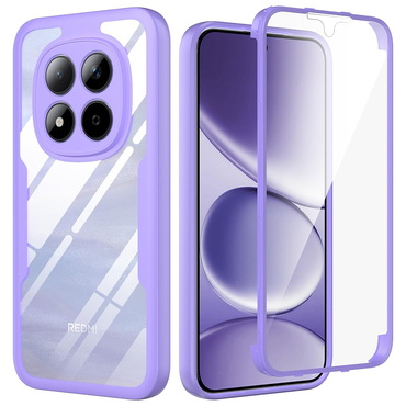 Hibrid tok Techsuit "ColorVerse 360" teljes körű védelemmel Xiaomi Redmi Note 15 Pro 5G készülékhez - purple