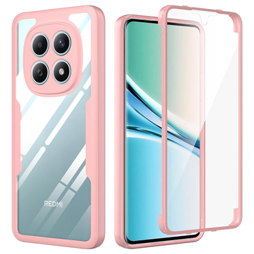 Hibrid tok Techsuit "ColorVerse 360" teljes körű védelemmel Xiaomi Redmi Note 15 4G készülékhez - pink