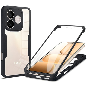 Hibrid tok Techsuit "ColorVerse 360" teljes körű védelemmel Honor 600 Lite készülékhez - black