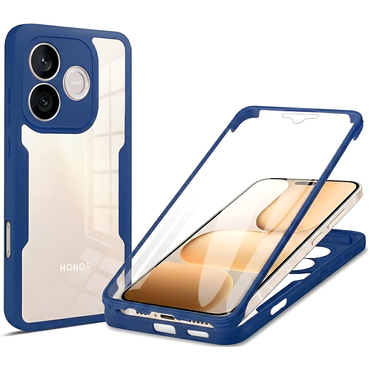 Hibrid tok Techsuit "ColorVerse 360" teljes körű védelemmel Honor 600 Lite készülékhez - blue