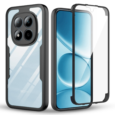 Hibrid tok Techsuit "ColorVerse 360" teljes körű védelemmel Xiaomi Redmi Note 15 Pro 4G készülékhez - black