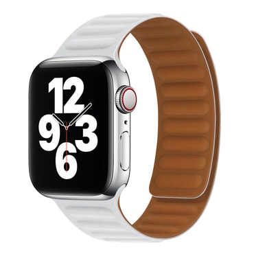 Szilikon szíj Techsuit "W035" Apple Watch (38 / 40 / 41 / 42mm) készülékhez - fehér