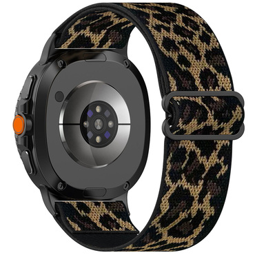 Najlonszíj Techsuit "W080" Samsung Galaxy Watch8 40mm / Watch8 44mm / Watch8 Classic 46mm készülékhez - barna