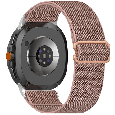 Najlonszíj Techsuit "W080" Samsung Galaxy Watch8 40mm / Watch8 44mm / Watch8 Classic 46mm készülékhez - rózsaszín