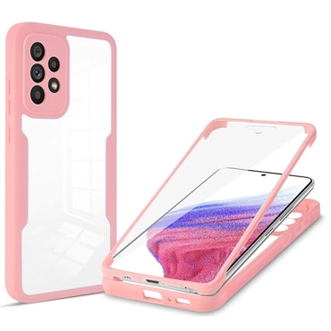 Hibrid tok Techsuit "ColorVerse 360" teljes körű védelemmel Samsung Galaxy A53 5G készülékhez - pink