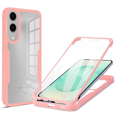 Hibrid tok Techsuit "ColorVerse 360" teljes körű védelemmel Samsung Galaxy S25 Edge készülékhez - pink