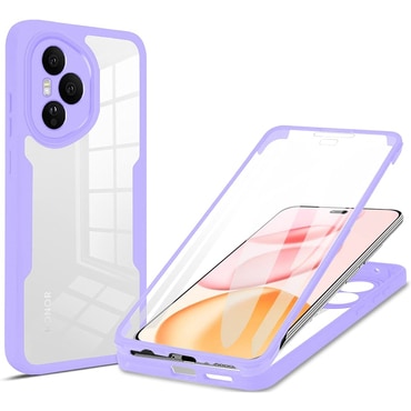 Hibrid tok Techsuit "ColorVerse 360" teljes körű védelemmel Honor 400 Pro készülékhez - purple