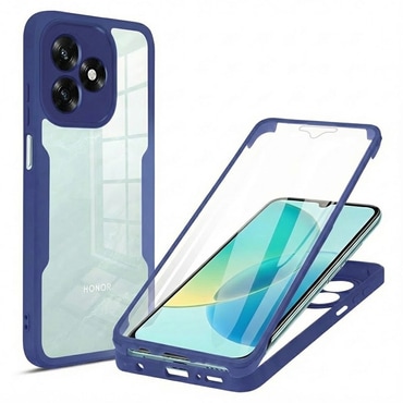 Hibrid tok Techsuit "ColorVerse 360" teljes körű védelemmel Honor X5c Plus készülékhez - blue