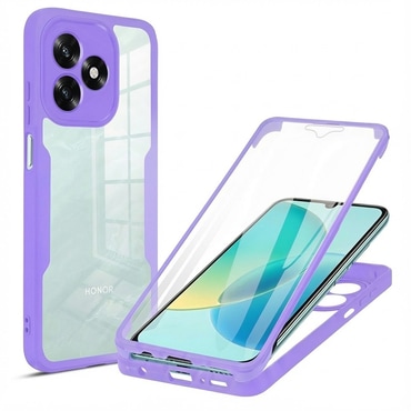 Hibrid tok Techsuit "ColorVerse 360" teljes körű védelemmel Honor X5c Plus készülékhez - purple