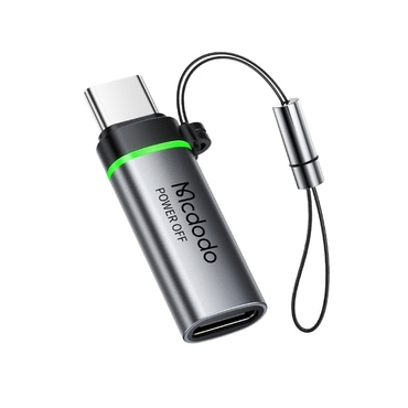 USB-C és USB-C OTG adapter Mcdodo "OT-2450" 100W, 5A, 480Mbps, zsinórral - black