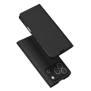 Nyitható tok Techsuit "MagSkin" Honor 600 Pro készülékekhez - fekete