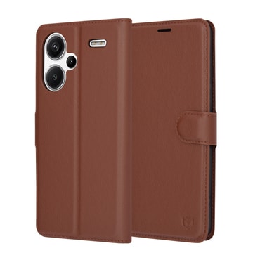 Nyitható tok Techsuit "Leather Folio" Xiaomi Redmi Note 13 Pro Plus 5G készülékekhez - barna