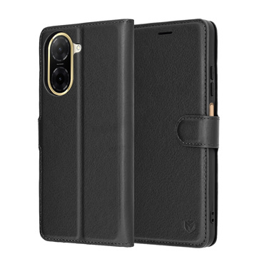 Nyitható tok Techsuit "Leather Folio" Xiaomi Redmi A5 készülékekhez - fekete