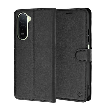 Nyitható tok Techsuit "Leather Folio" Xiaomi Redmi A7 Pro készülékekhez - fekete