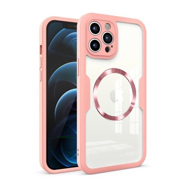 Hibrid tok Techsuit "ColorVerse 360 MagSafe" teljes körű védelemmel iPhone 12 Pro Max készülékhez - pink