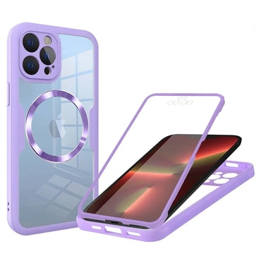 Hibrid tok Techsuit "ColorVerse 360 MagSafe" teljes körű védelemmel iPhone 13 Pro készülékhez - purple
