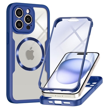 Hibrid tok Techsuit "ColorVerse 360 MagSafe" teljes körű védelemmel iPhone 14 Pro készülékhez - blue
