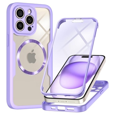 Hibrid tok Techsuit "ColorVerse 360 MagSafe" teljes körű védelemmel iPhone 14 Pro készülékhez - purple