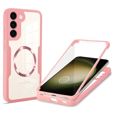 Hibrid tok Techsuit "ColorVerse 360 MagSafe" teljes körű védelemmel Samsung Galaxy S23 Plus készülékhez - pink