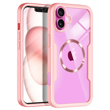 Hibrid tok Techsuit "ColorVerse 360 MagSafe" teljes körű védelemmel iPhone 16 Plus készülékhez - pink