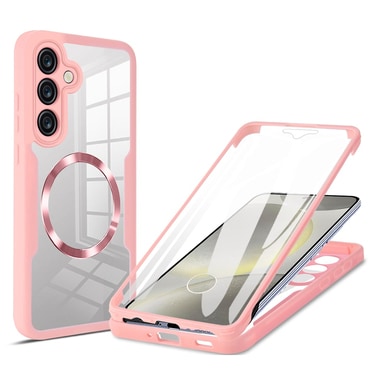 Hibrid tok Techsuit "ColorVerse 360 MagSafe" teljes körű védelemmel Samsung Galaxy S25 Plus készülékhez - pink